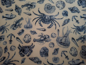 Sea Creatures Coastal Serving Tray