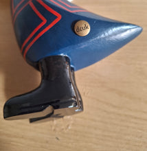 Load image into Gallery viewer, DCUK BEEFEATER DUCK Named HENRY Wooden Duckling in Regal Blue with Gift Bag
