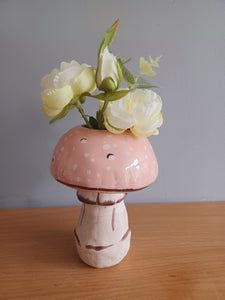 House of Disaster PINK FORAGE MUSHROOM VASE