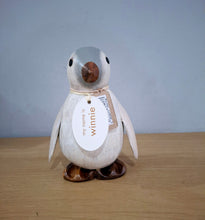 Load image into Gallery viewer, DCUK Baby Emperor Penguin Named WINNIE Wooden Penguin Gift 14cm
