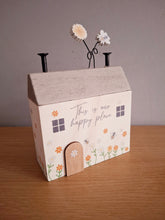 Load image into Gallery viewer, Wooden House Decoration This is Our Happy Place

