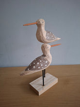 Load image into Gallery viewer, Coastal Wooden Spotty Birds Decoration
