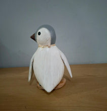 Load image into Gallery viewer, DCUK Baby Emperor Penguin Named TALLULLAH Wooden Penguin Gift 14cm
