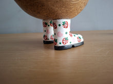Load image into Gallery viewer, DCUK Wooden Ducky Duck Wild Strawberry Boots Named GRAHAM
