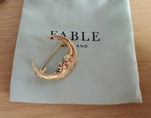 Load image into Gallery viewer, BROOCH Fable England Celestial Moon Brooch Jewellery
