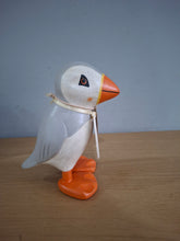 Load image into Gallery viewer, DCUK Puffings Baby Wooden Puffin Bird Named PETER Coastal Ornament
