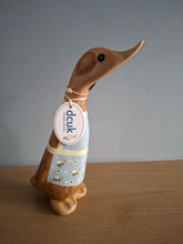 Load image into Gallery viewer, DCUK BUZZY DUCK Honey Baker DUCK Wooden Duckling Named AVA Mothers Day Gift
