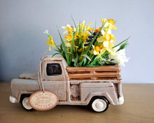 Load image into Gallery viewer, Truck Flower Plant Pot Planter Village Pottery Fathers Day Gift
