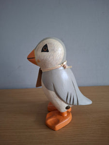 DCUK Puffings Baby Wooden Puffin Bird Named ABIGAIL   Coastal Gift Ornament NEW