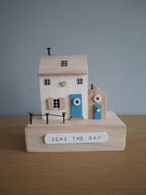 Load image into Gallery viewer, Coastal Wooden House Decoration
