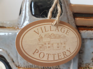 Truck Flower Plant Pot Planter Village Pottery Fathers Day Gift