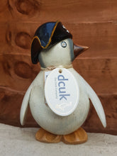 Load image into Gallery viewer, DCUK Pirate Seafaring Penguin Named AVA Ornament Gift14cm
