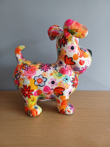 Pomme Pidou HUGO DOG Money Box Decoupage Ceramic Piggy Bank With