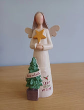 Load image into Gallery viewer, Feather And Grace CHRISTMAS ANGEL Figurine Ornament Keepsake Gift 12.5cm NEW

