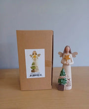 Load image into Gallery viewer, Feather And Grace CHRISTMAS ANGEL Figurine Ornament Keepsake Gift 12.5cm NEW
