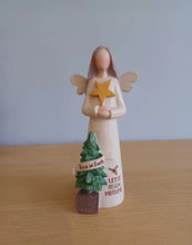 Load image into Gallery viewer, Feather And Grace CHRISTMAS ANGEL Figurine Ornament Keepsake Gift 12.5cm NEW
